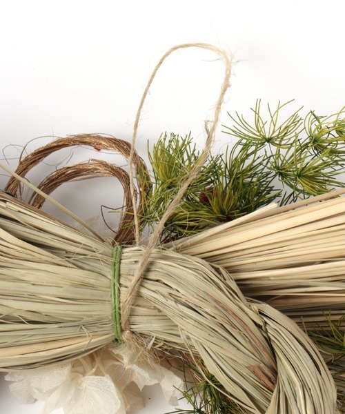 studio CLIP（スタディオクリップ）の「しめ縄リース【晴れの日】（インテリア雑貨・レディース・ホワイト/パープル/ピンク・FREE）」の9枚目の写真