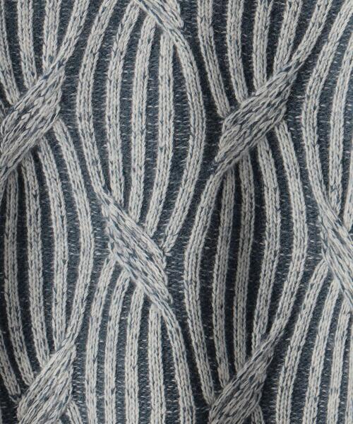 Steven Alan(スティーブンアラン)の「<Steven Alan>WOOL CASHMERE BICOLOR KNIT/ニット(ニット/セーター・レディース・ライトブルー/イエロー・FREE)」の14枚目の写真