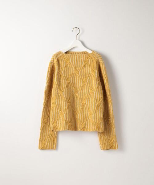 Steven Alan(スティーブンアラン)の「<Steven Alan>WOOL CASHMERE BICOLOR KNIT/ニット(ニット/セーター・レディース・ライトブルー/イエロー・FREE)」の15枚目の写真