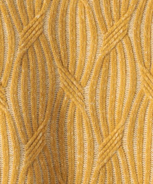 Steven Alan(スティーブンアラン)の「<Steven Alan>WOOL CASHMERE BICOLOR KNIT/ニット(ニット/セーター・レディース・ライトブルー/イエロー・FREE)」の16枚目の写真