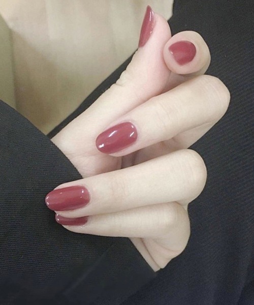 CERCA（チェルカ）の「LUON/貼るだけ簡単装着 ワンカラーハンドネイルチップ（ネイルシール/ネイルチップ・レディース・ブラック/ベージュ/パープル/ブラウン/レッド/ピンク/ブルー/ピンク系その他2/ホワイト/ライトピンク・FREE）」の7枚目の写真