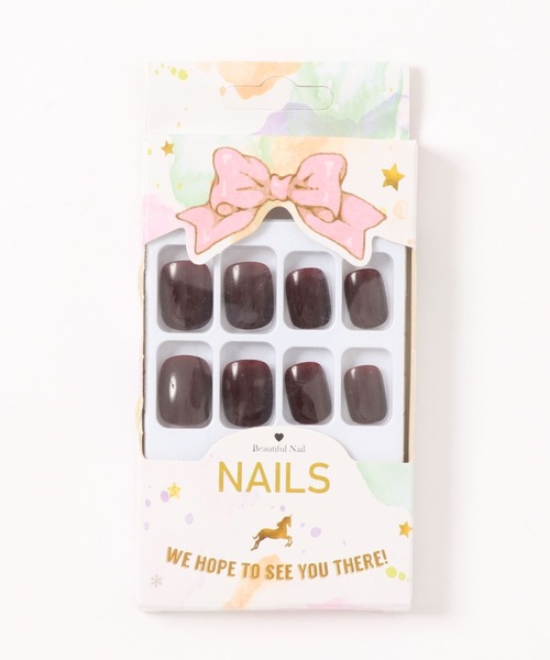 CERCA（チェルカ）の「LUON/貼るだけ簡単装着 ワンカラーハンドネイルチップ（ネイルシール/ネイルチップ・レディース・ブラック/ベージュ/パープル/ブラウン/レッド/ピンク/ブルー/ピンク系その他2/ホワイト/ライトピンク・FREE）」の17枚目の写真