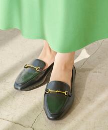 green label relaxing | スクエア ビット ローファー -撥水-(ローファー)