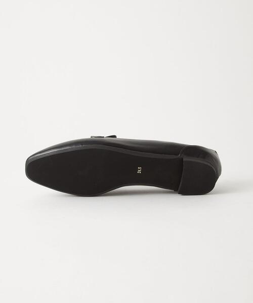 green label relaxing（グリーンレーベルリラクシング）の「スクエア ビット ローファー -撥水-（ローファー・レディース・ブラック/オフホワイト・22.5cm/23cm/23.5cm/24cm/24.5cm/25cm/25.5cm）」の10枚目の写真