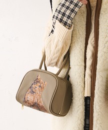 ear PAPILLONNER | ねこ刺繍ボストンバッグ(ボストンバッグ)