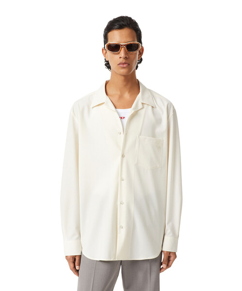 DIESEL（ディーゼル）の「メンズ シャツ オープンカラー（シャツ/ブラウス・メンズ・ホワイト系その他/カーキ・X-LARGE/LARGE/SMALL/MEDIUM/XX-LARGE/X-SMALL）」の21枚目の写真