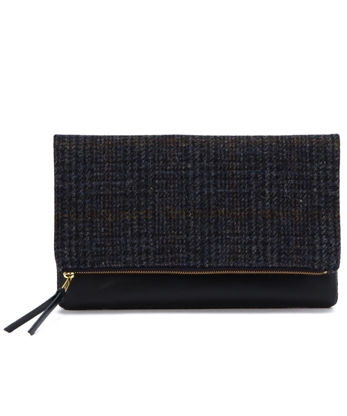 BEAUTY&YOUTH UNITED ARROWS（ビューティーアンドユースユナイテッドアローズ）の「BY ハリスツイード クラッチバッグ（クラッチバッグ・メンズ・ブラック/ネイビー・フリー）」の6枚目の写真