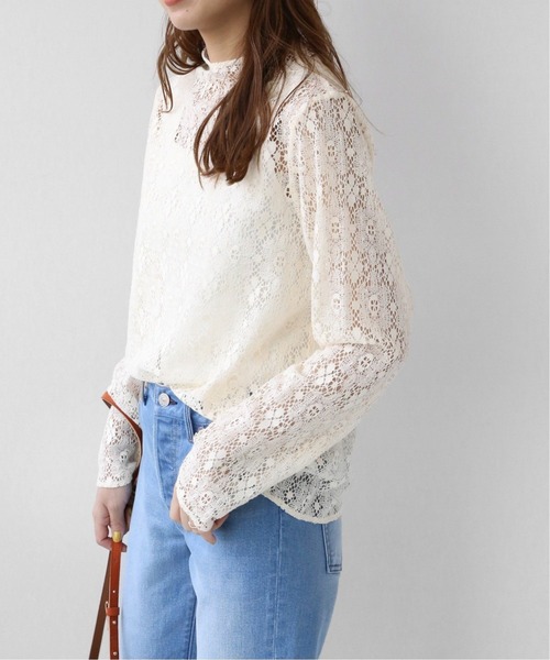 JOURNAL STANDARD relume(ジャーナルスタンダード レリューム)の「ラッセルレースボトルネックプルオーバー◆(シャツ/ブラウス・レディース・ナチュラル・FREE)」の8枚目の写真