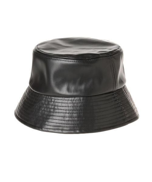INGNI（イング）の「リバーシブルフェイクレザーバケットハット（ハット・レディース・ブラック系/ブラック系2・ONE SIZE）」の13枚目の写真