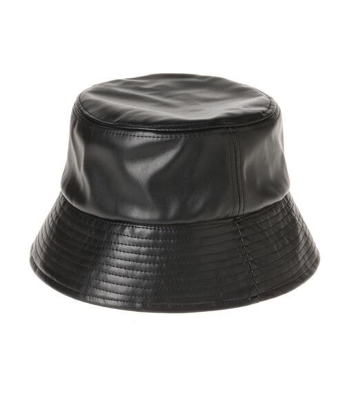 INGNI（イング）の「リバーシブルフェイクレザーバケットハット（ハット・レディース・ブラック系/ブラック系2・ONE SIZE）」の11枚目の写真
