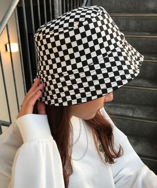 INGNI（イング）の「リバーシブルフェイクレザーバケットハット（ハット・レディース・ブラック系/ブラック系2・ONE SIZE）」の4枚目の写真