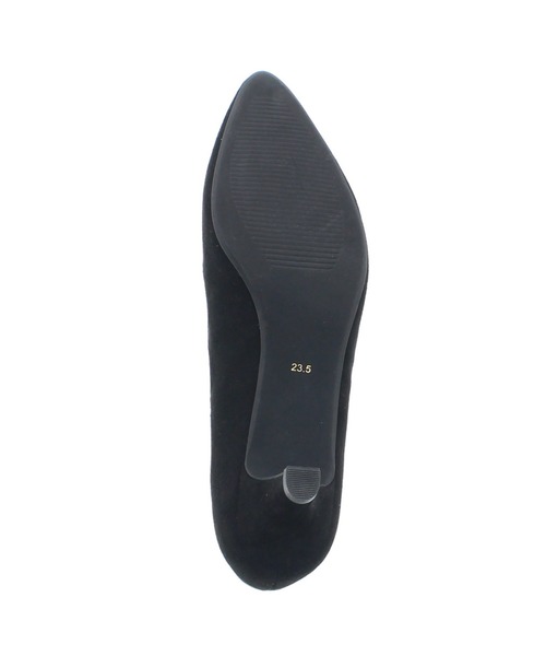 JELLY BEANS(ジェリービーンズ)の「メタルコンビリボンカットワークパンプス<ふわさら>(204-52780)JELLY BEANS(ジェリービーンズ)(パンプス・レディース・ライトグレー/ブラック/ラベンダー・23/24/25/22/25.5/22.5/24.5/23.5/21.5)」の8枚目の写真