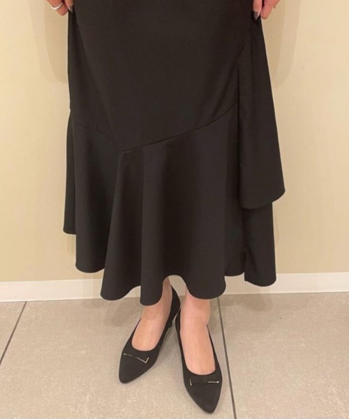 JELLY BEANS(ジェリービーンズ)の「メタルコンビリボンカットワークパンプス<ふわさら>(204-52780)JELLY BEANS(ジェリービーンズ)(パンプス・レディース・ライトグレー/ブラック/ラベンダー・23/24/25/22/25.5/22.5/24.5/23.5/21.5)」の17枚目の写真