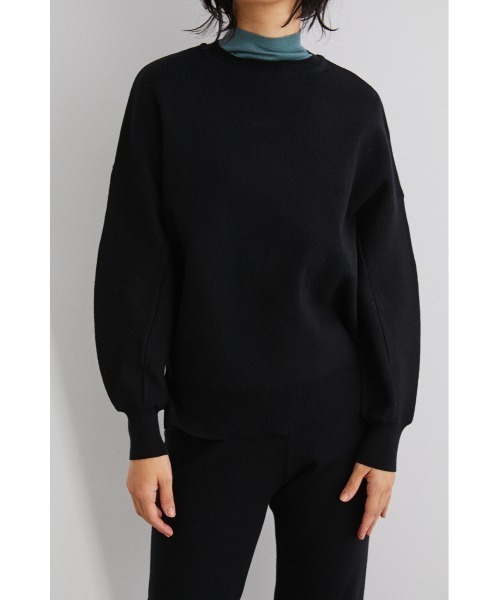 STYLEMIXER（スタイルミキサー）の「ウォッシャブルコクーンスリーブニット（ニット/セーター・レディース・ブラック/レッド/グリーン/アイボリー・FREE）」の9枚目の写真