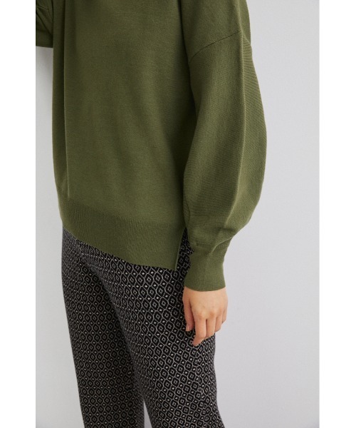 STYLEMIXER（スタイルミキサー）の「ウォッシャブルコクーンスリーブニット（ニット/セーター・レディース・ブラック/レッド/グリーン/アイボリー・FREE）」の17枚目の写真