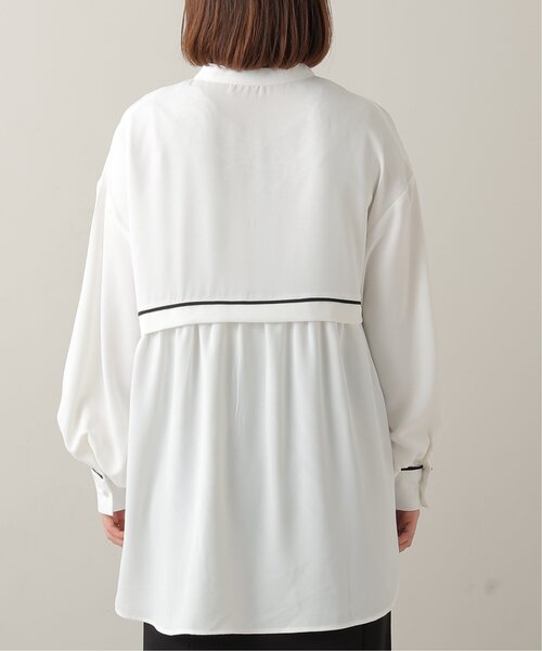 frames RAY CASSIN（フレームスレイカズン）の「胸元パイピングブラウス（シャツ/ブラウス・レディース・ブラック/オフホワイト/イエロー・FREE）」の17枚目の写真