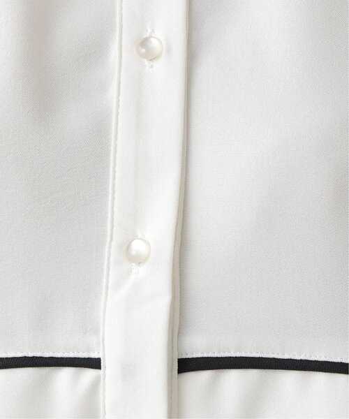 frames RAY CASSIN（フレームスレイカズン）の「胸元パイピングブラウス（シャツ/ブラウス・レディース・ブラック/オフホワイト/イエロー・FREE）」の22枚目の写真