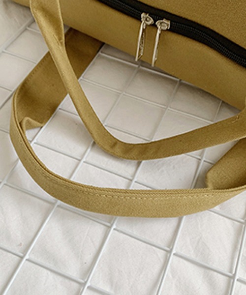LUGG NAGG（ラグナグ）の「キャンバス ボストンバッグ 帆布 旅行バッグ トラベルボストンバッグ（ボストンバッグ・レディース・ブラック/ベージュ/カーキ・MEDIUM/LARGE）」の15枚目の写真