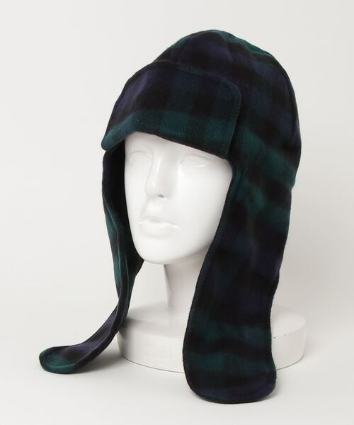 ８(eight)（エイト）の「チェックキャップ（キャップ・メンズ・ブラック/ベージュ/ブラウン/ブルー/グリーン/チャコール・FREE）」の5枚目の写真