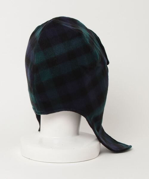 ８(eight)（エイト）の「チェックキャップ（キャップ・メンズ・ブラック/ベージュ/ブラウン/ブルー/グリーン/チャコール・FREE）」の7枚目の写真