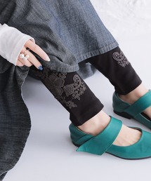 osharewalker | 【廃盤】『フラワーモチーフ裾レースレギンス』(レギンス/スパッツ)