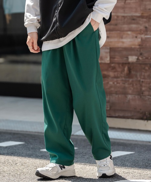 Rocky Monroe（ロッキーモンロー）の「ワイドテーパード スケーターワークパンツ イージーシェフパンツ（その他パンツ・メンズ・ブラック/ベージュ/ネイビー/ブラウン/グレー/レッド/オフホワイト/カーキ/ブルー/グリーン/ブルーグレー・S/M/L/XL）」の8枚目の写真