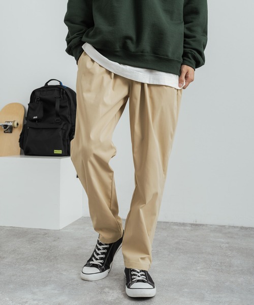 Rocky Monroe（ロッキーモンロー）の「ワイドテーパード スケーターワークパンツ イージーシェフパンツ（その他パンツ・メンズ・ブラック/ベージュ/ネイビー/ブラウン/グレー/レッド/オフホワイト/カーキ/ブルー/グリーン/ブルーグレー・S/M/L/XL）」の16枚目の写真