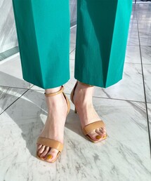 OPAQUE.CLIP | スクエアトウヒールサンダル(サンダル)