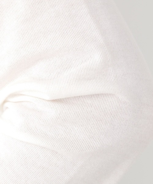 LEPSIM(レプシィム)の「シアーレイヤードタートル 273828(Tシャツ/カットソー・レディース・ブラック/パープル/オフホワイト・FREE)」の6枚目の写真