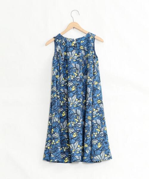 coen（コーエン）の「【coen キッズ/ジュニア】総柄プリントノースリーブワンピース（ワンピース・キッズ・ベージュ/ネイビー・110/130/150）」の13枚目の写真