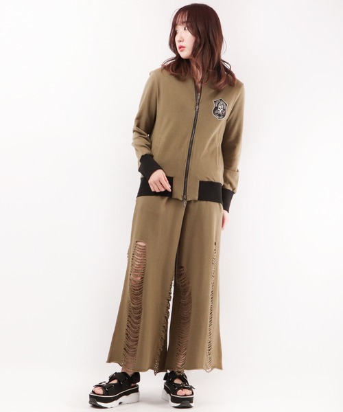 Y's ダークブラウン ワイドパンツ size3 Y's ダークブラウン ワイドパンツ size3