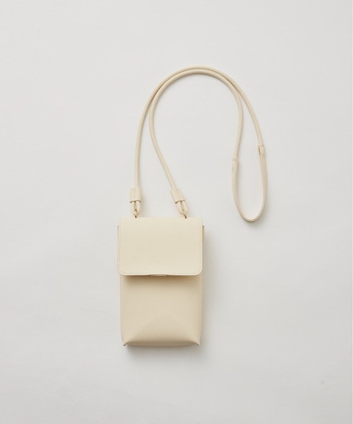 Libra Cue（リブラ キュー）の「モバイルウォレットミニショルダーバッグ（ショルダーバッグ・レディース・ブラック/アイボリー・FREE）」の6枚目の写真