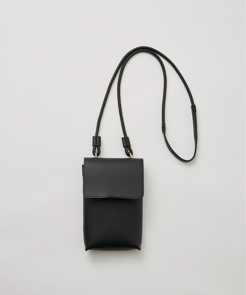 Libra Cue（リブラ キュー）の「モバイルウォレットミニショルダーバッグ（ショルダーバッグ・レディース・ブラック/アイボリー・FREE）」の18枚目の写真