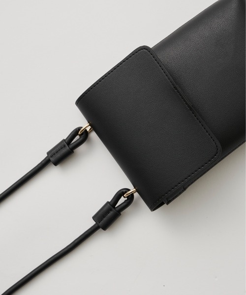 Libra Cue（リブラ キュー）の「モバイルウォレットミニショルダーバッグ（ショルダーバッグ・レディース・ブラック/アイボリー・FREE）」の20枚目の写真