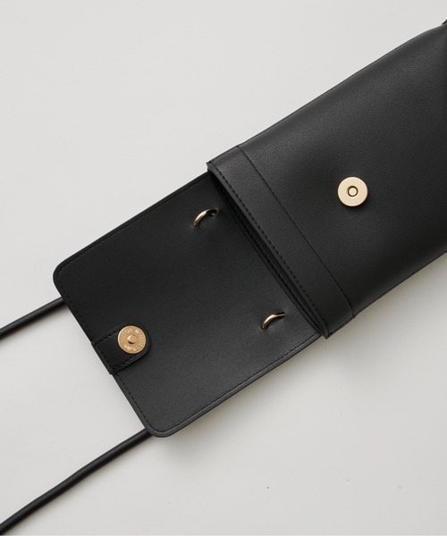 Libra Cue（リブラ キュー）の「モバイルウォレットミニショルダーバッグ（ショルダーバッグ・レディース・ブラック/アイボリー・FREE）」の21枚目の写真