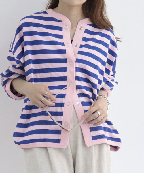 fredy repit（フレディレピ）の「ドライタッチスナップカーディガン（Tシャツ/カットソー・レディース・オフホワイト/ホワイト系その他3/ピンク系その他3/チャコールグレー・38）」の19枚目の写真