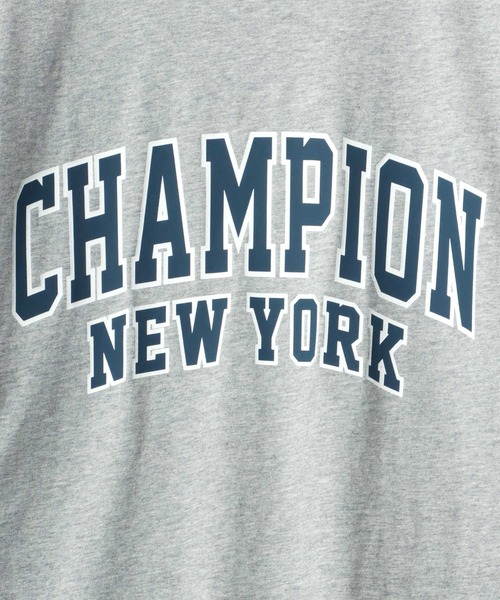 Champion（チャンピオン）の「Champion（チャンピオン）カレッジロゴ半袖Tシャツ（Tシャツ/カットソー・メンズ・ホワイト/ブラック/ネイビー/グレー/ライトグリーン・M/L/XL）」の13枚目の写真