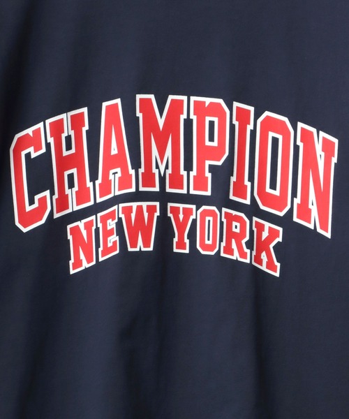 Champion（チャンピオン）の「Champion（チャンピオン）カレッジロゴ半袖Tシャツ（Tシャツ/カットソー・メンズ・ホワイト/ブラック/ネイビー/グレー/ライトグリーン・M/L/XL）」の19枚目の写真