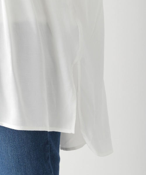 LEPSIM（レプシィム）の「レースブラウスチュニック　260477（シャツ/ブラウス・レディース・ブラック/オフホワイト・FREE）」の9枚目の写真