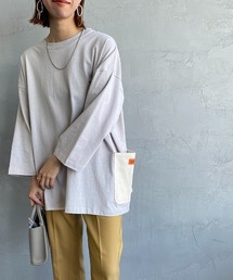 [UNIVERSAL OVERALL/ユニバーサルオーバーオール] 別注 7分袖 カバーオールTシャツ