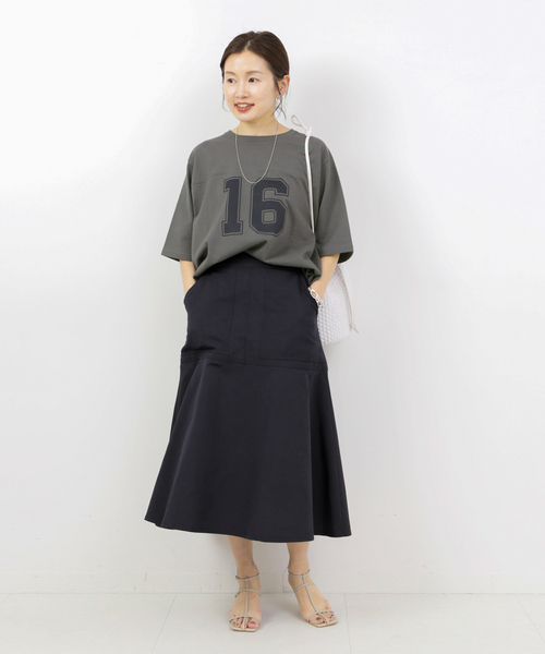 IENA（イエナ）の「LIEN Numberling 16 Tシャツ（Tシャツ/カットソー・レディース・ホワイト/グレー/グリーン系その他・FREE）」の12枚目の写真