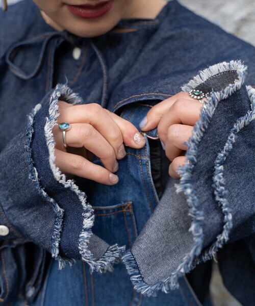 FREAK'S STORE（フリークスストア）の「オーバーオールビスチェ（ベスト・レディース・ブルー・ﾌﾘ-）」の8枚目の写真