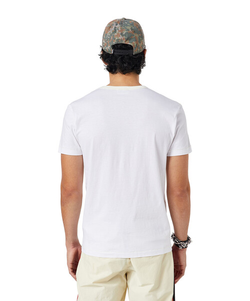 DIESEL（ディーゼル）の「メンズ Tシャツ コントラストデザイン サステナブル（Tシャツ/カットソー・メンズ・ホワイト系その他/ブラック系その他・LARGE/X-LARGE/MEDIUM/SMALL/XX-LARGE/XXX-LARGE/X-SMALL）」の15枚目の写真