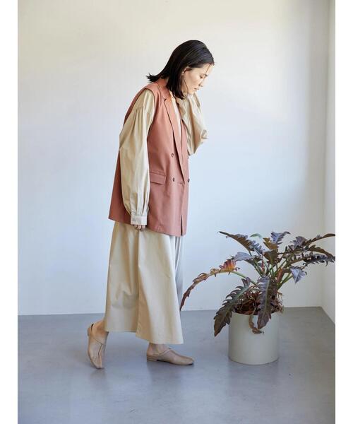 AMERICAN HOLIC（アメリカンホリック）の「ジレベスト（ベスト・レディース・ブラック/ライトベージュ・M/L）」の18枚目の写真