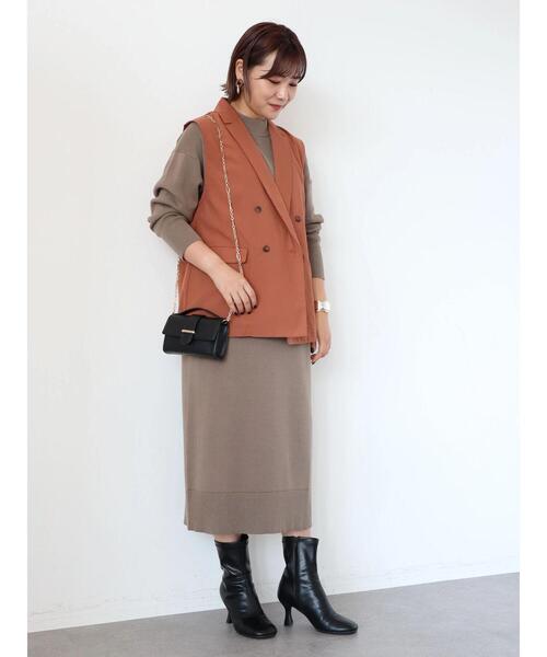 スリードッツ　ウールボアベスト　グレー　RIKACOさん購入品　完売　極美品 sb-1277-bdek-6.jpg