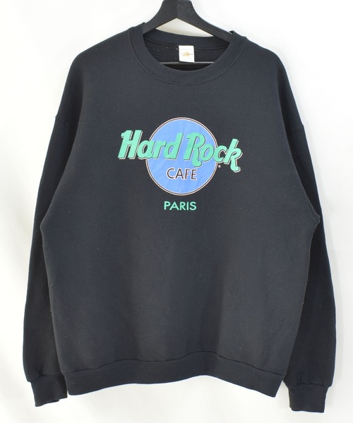 ヴィンテージ古着 Hard トップス Rock Vintage ヴィンテージ のファッション Cafe ハードロックカフェ Cafe ハードロックカフェ ロゴ プリントスウェット 2307 113 を購入できます Laboratory Berberjinr プリントスウェット スウェット