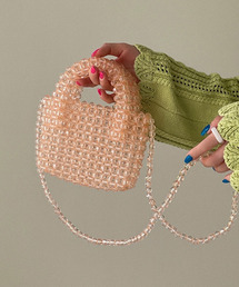 etade | 【etade】【2022SS】beaded 2way bag etda22s005(ハンドバッグ)
