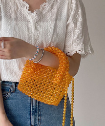 etade | 【etade】【2022SS】beaded 2way bag etda22s005(ハンドバッグ)
