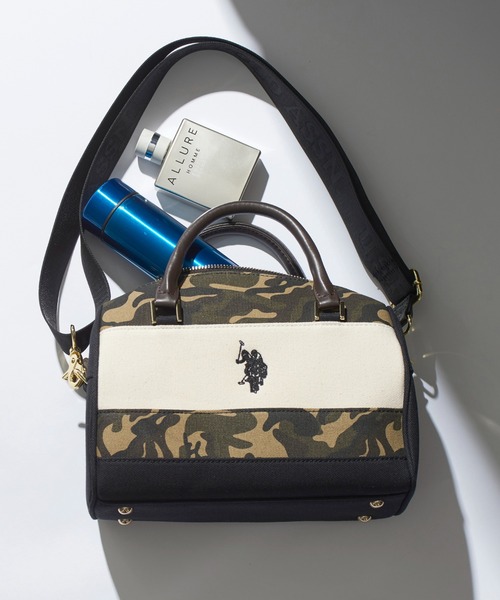 U.S. POLO ASSN.(ユーエスポロアッスン)の「【U.S. POLO ASSN.】ショルダーバッグ US2614(ショルダーバッグ・レディース・ブラック/レッド/インディゴブルー/マルチ・FREE)」の1枚目の写真