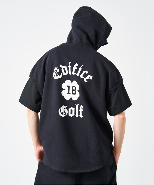 EDIFICE(エディフィス)の「《先行販売》【EDIFICE GOLF】スリーブレス スウェット(スウェット・メンズ・ブラック/ホワイト・MEDIUM/LARGE)」の7枚目の写真